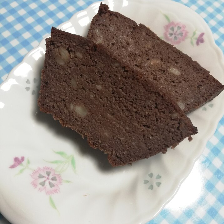 チョコバナナおからケーキ